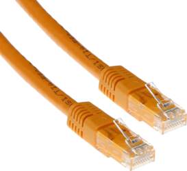 ACT CAT5E U/UTP ORANGE      10.00M