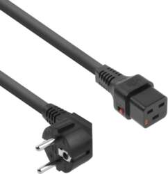 ACT POWERCORD RA-C19LOCK BK  2.00M