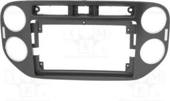 ACV Radio frame; VW; black; 9"