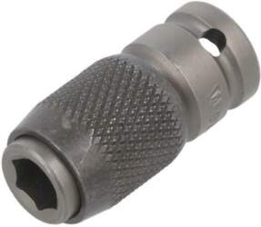 Adapter bit; hexagonal; HEX 1/4"; square