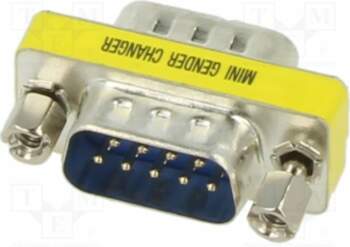 Adapter; D-Sub 9pin plug,both sides