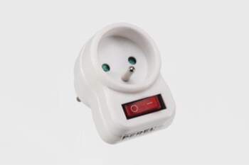Adaptor with on/off switch - 1