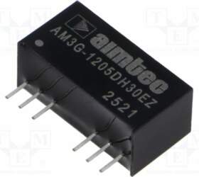 AIMTEC Converter: DC/DC; 3W; Uin: 9÷18VDC