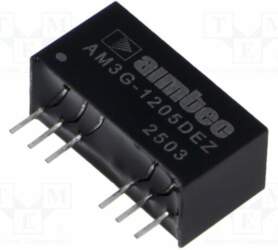 AIMTEC Converter: DC/DC; 3W; Uin: 9÷18VDC