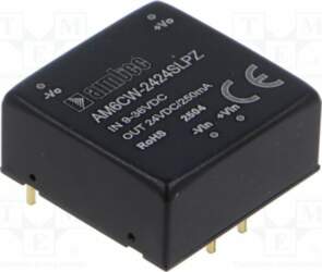 AIMTEC Converter: DC/DC; 6W; Uin: 9÷36VDC