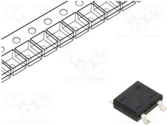 AKYGA SEMI Bridge rectifier: single-phase; 1kV