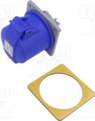 AMPHENOL Connector: AC supply 3-phase; socket
