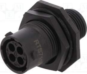 AMPHENOL Connector: circular; socket; for panel