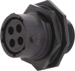AMPHENOL Connector: circular; socket; for panel