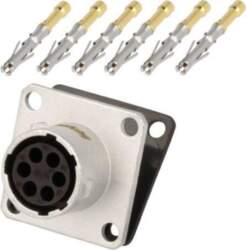 AMPHENOL Connector: circular; socket; PIN: 6