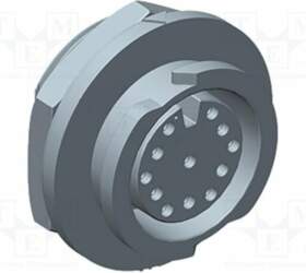 AMPHENOL Connector: circular; socket; unshielded; soldering