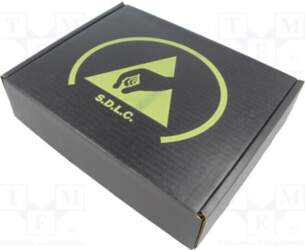 ANTISTAT Container: box; with foam lining