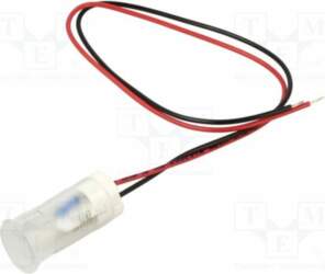 APEM Indicator: LED; flat; white; Ø12mm