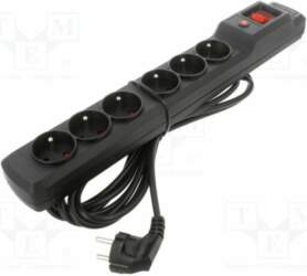 ARCON Plug socket strip: protective; Sockets: