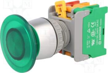AUSPICIOUS Switch: push-button; 22mm; Stabl.pos:
