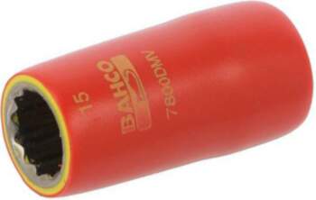 BAHCO Socket: 12-angles; insulated,socket spanner
