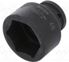 BAHCO Socket: 6-angles; socket spanner,impact