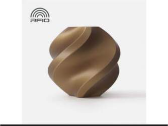 BambuLab PLA Basic Bronze (10801) materiāla