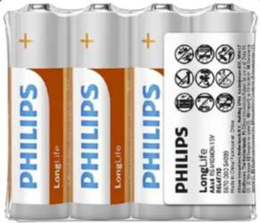 Battery PHILIPS AA LR6 LONGLIFE 4pcs