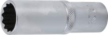 BGS TECHNIC Socket 12-p, deep 1/2&quot