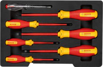 Bosch Powertools VDE Screwdriver Set 7pc