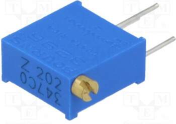 BOURNS Potentiometer: mounting; 2kΩ; multiturn; 500mW