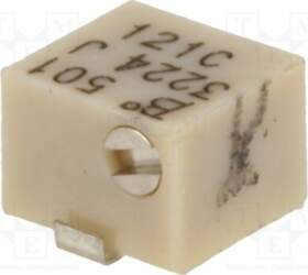 BOURNS Potentiometer: mounting; 500Ω; multiturn; 250mW
