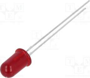 BROADCOM (AVAGO) LED; red; 5mm; 1