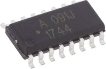 BROADCOM (AVAGO) Optocoupler; SMD; Ch: 4