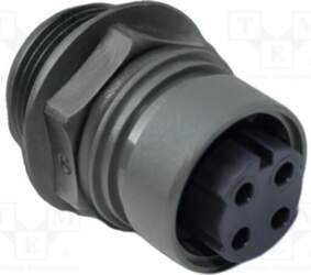 BULGIN Connector: circular; socket; female; PIN:
