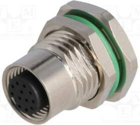BULGIN Connector: M12; socket; PIN: 12