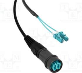 BULGIN Fiber patch cord; LC duplex