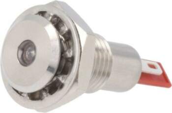BULGIN Indicator: LED; flat; red; 12VDC