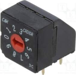 C&K Encoding switch; DEC/BCD; Pos: 10
