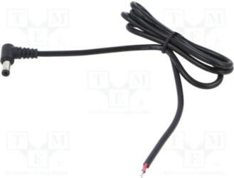 Cable; 2x0.5mm2; DC 5,5/2