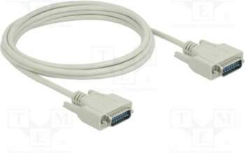 Cable; D-Sub 15pin plug,both sides