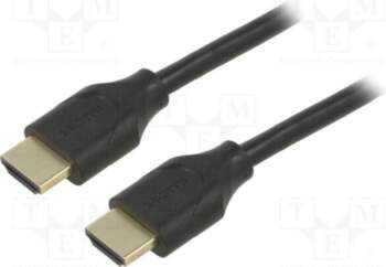 Cable; HDMI plug,both sides; PVC