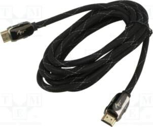 Cable; HDMI plug,both sides; textile