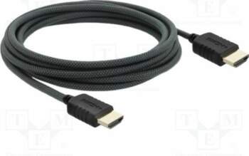 Cable; HDMI plug,both sides; textile