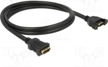 Cable; HDMI socket,both sides; HDMI