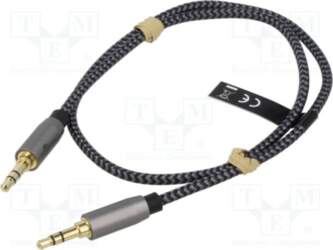 Cable; Jack 3.5mm 3pin plug