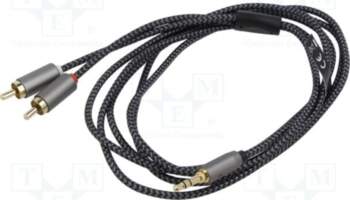 Cable; Jack 3.5mm 3pin plug