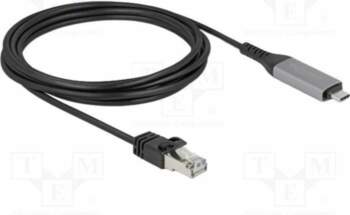 Cable; RJ45 plug,USB C plug