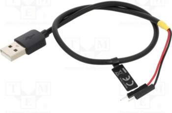 Cable; USB A plug,1pin pin