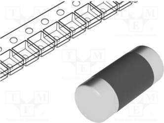 CDIL Diode: rectifying; SMD; 400V; 1A