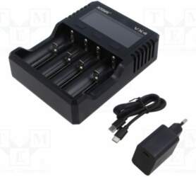 Charger: microprocessor-based; Li-Ion; 1A; Cells quantity: