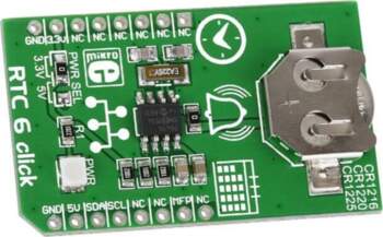 Click board; prototype board; Comp: MCP79410