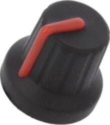 CLIFF Knob; with pointer; rubber,plastic