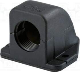Connector; angular; PG48; IP65; polyamide; black