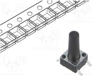 CONNFLY Microswitch TACT; SPST; Pos: 2